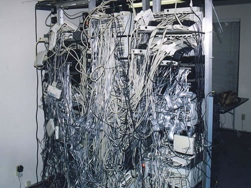 messy server room