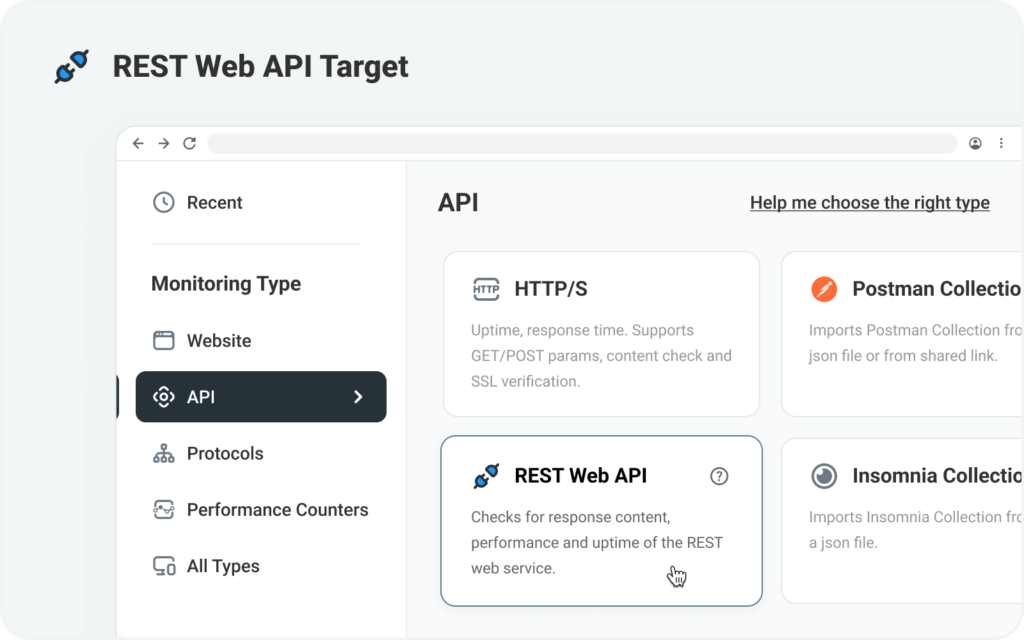 REST web API target