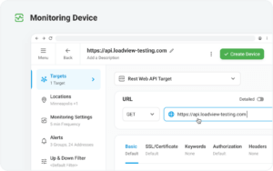 set up API monitoring device