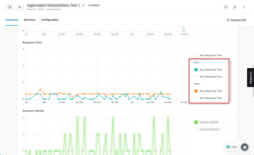 Custom Metric Statistics in Load Test Reports